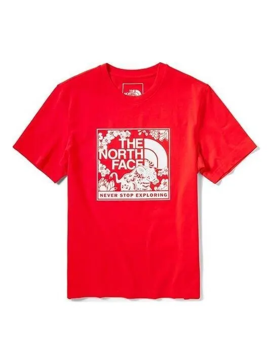 Футболка red box celebration t-shirt 'red' The North Face — изображение 1 из 4, красный