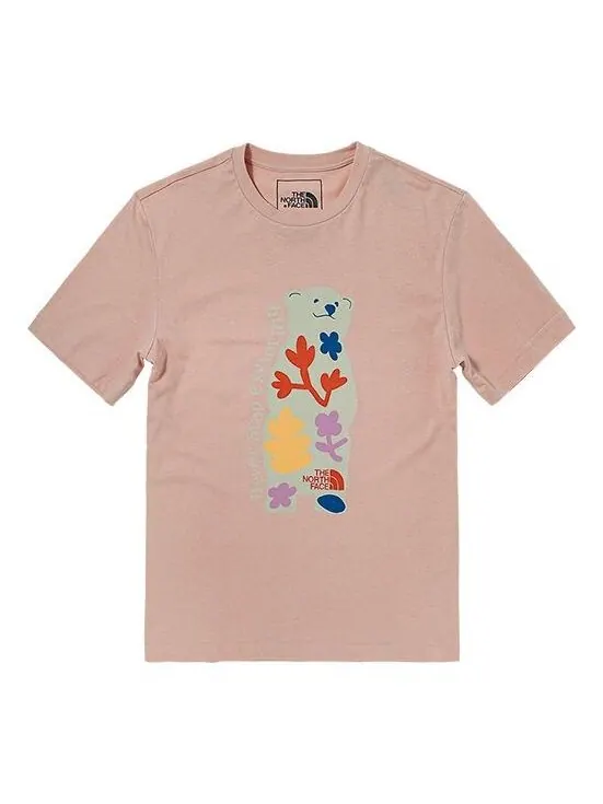 Футболка graphic t-shirt 'pink' The North Face — изображение 1 из 4, розовый