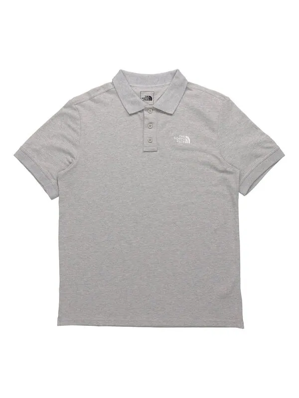 Футболка polo t-shirts 'grey' The North Face — изображение 1 из 4, серый