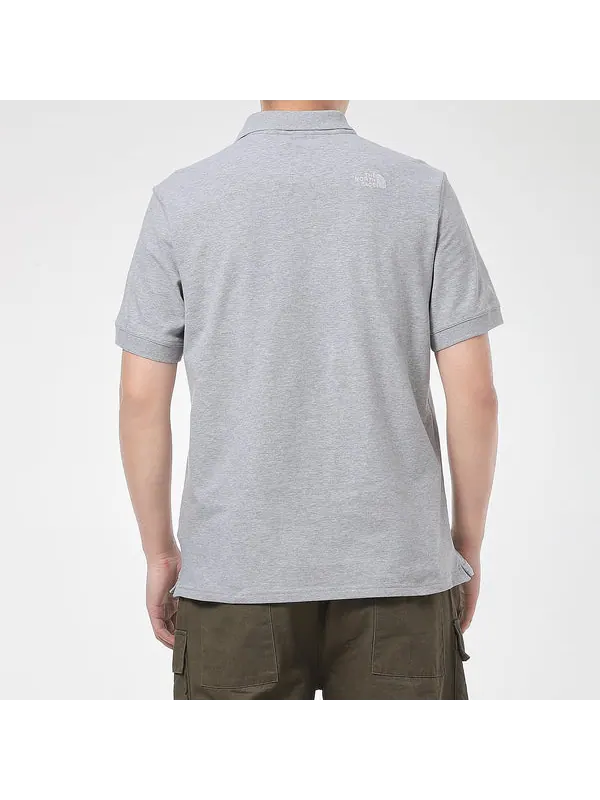 Футболка polo t-shirts 'grey' The North Face — изображение 4 из 4, серый