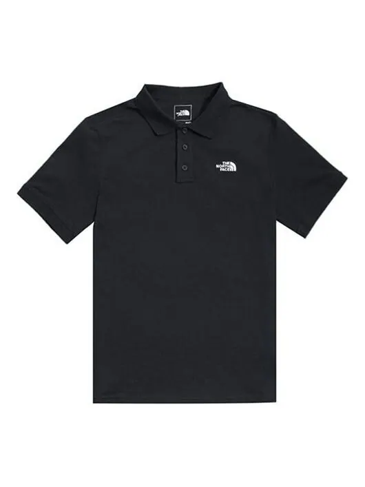 Футболка polo t-shirts 'black' The North Face — изображение 1 из 4, черный