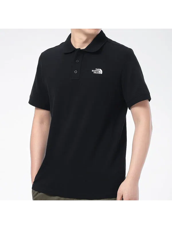Футболка polo t-shirts 'black' The North Face — изображение 3 из 4, черный