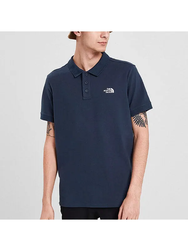 Футболка polo t-shirts 'navy' The North Face — изображение 4 из 4, темно-синий