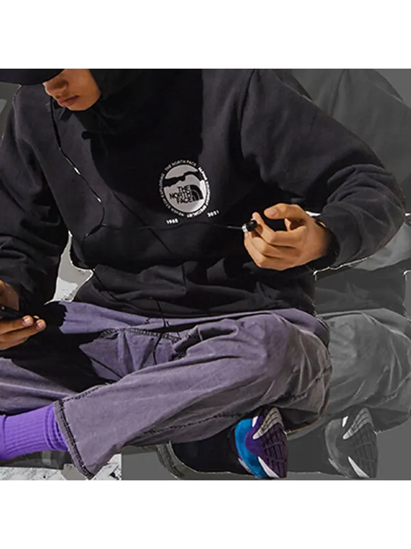 Толстовка x invincible half dome graphic hoodie 'grey' The North Face — изображение 3 из 4, серый