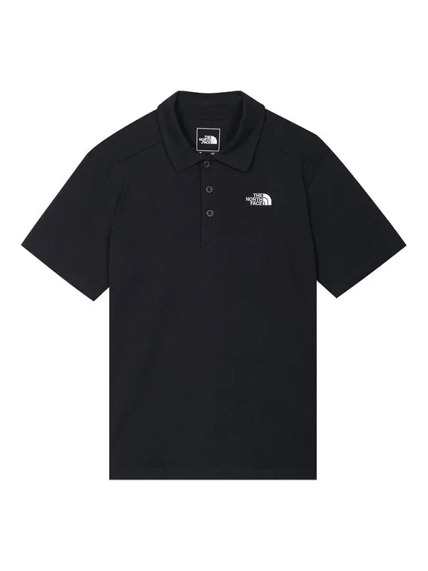 Футболка polo shirts 'black' The North Face — изображение 1 из 4, черный
