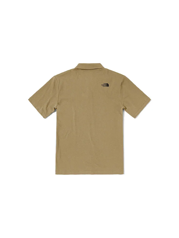 Поло THE NORTH FACE Polo Shirts 'Brown' — изображение 2 из 5, коричневый