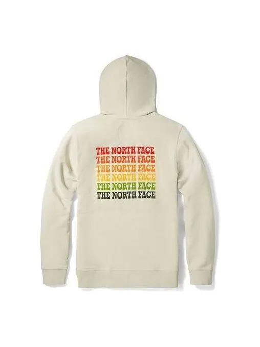 Толстовка vanlife rainbow hoodie 'beige' The North Face — изображение 1 из 2, бежевый