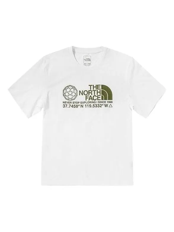 Футболка woodcut dome t-shirt 'white' The North Face — изображение 1 из 3, белый