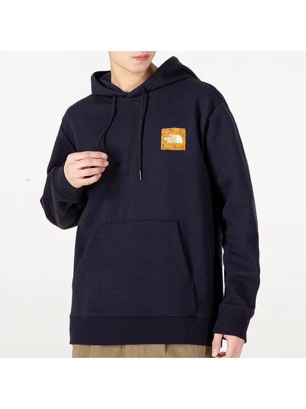 Толстовка ss22 logo hoodie 'navy' The North Face — изображение 3 из 4, темно-синий