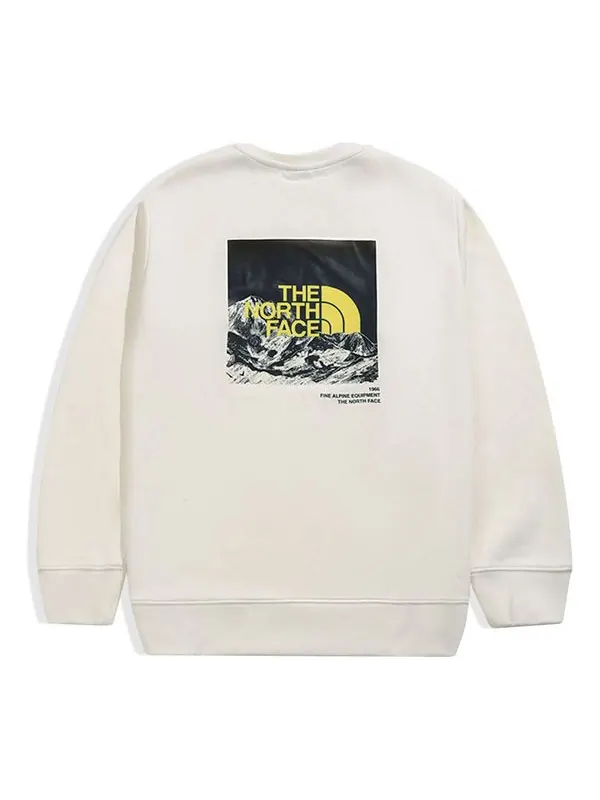 Свитер regrind crew ss22 logo sweater 'white' The North Face — изображение 1 из 3, белый