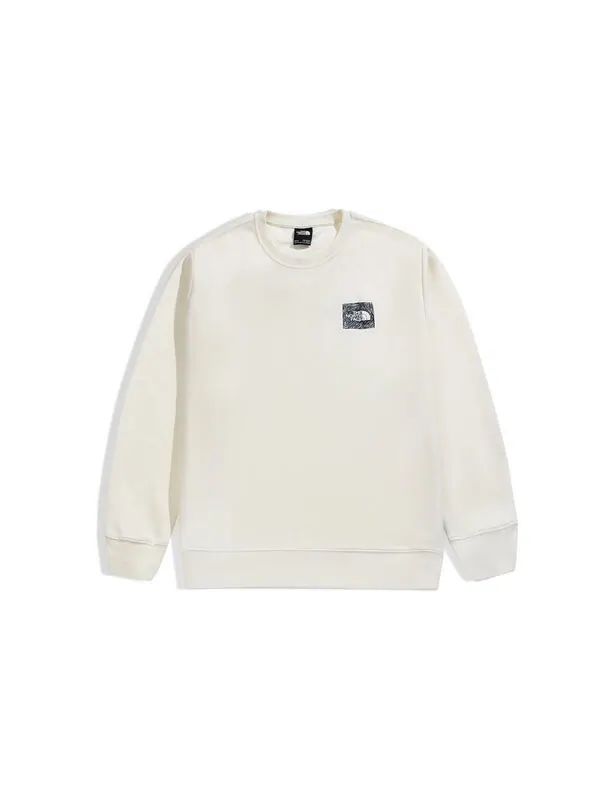 Свитер regrind crew ss22 logo sweater 'white' The North Face — изображение 2 из 3, белый