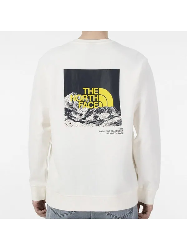 Свитер regrind crew ss22 logo sweater 'white' The North Face — изображение 3 из 3, белый