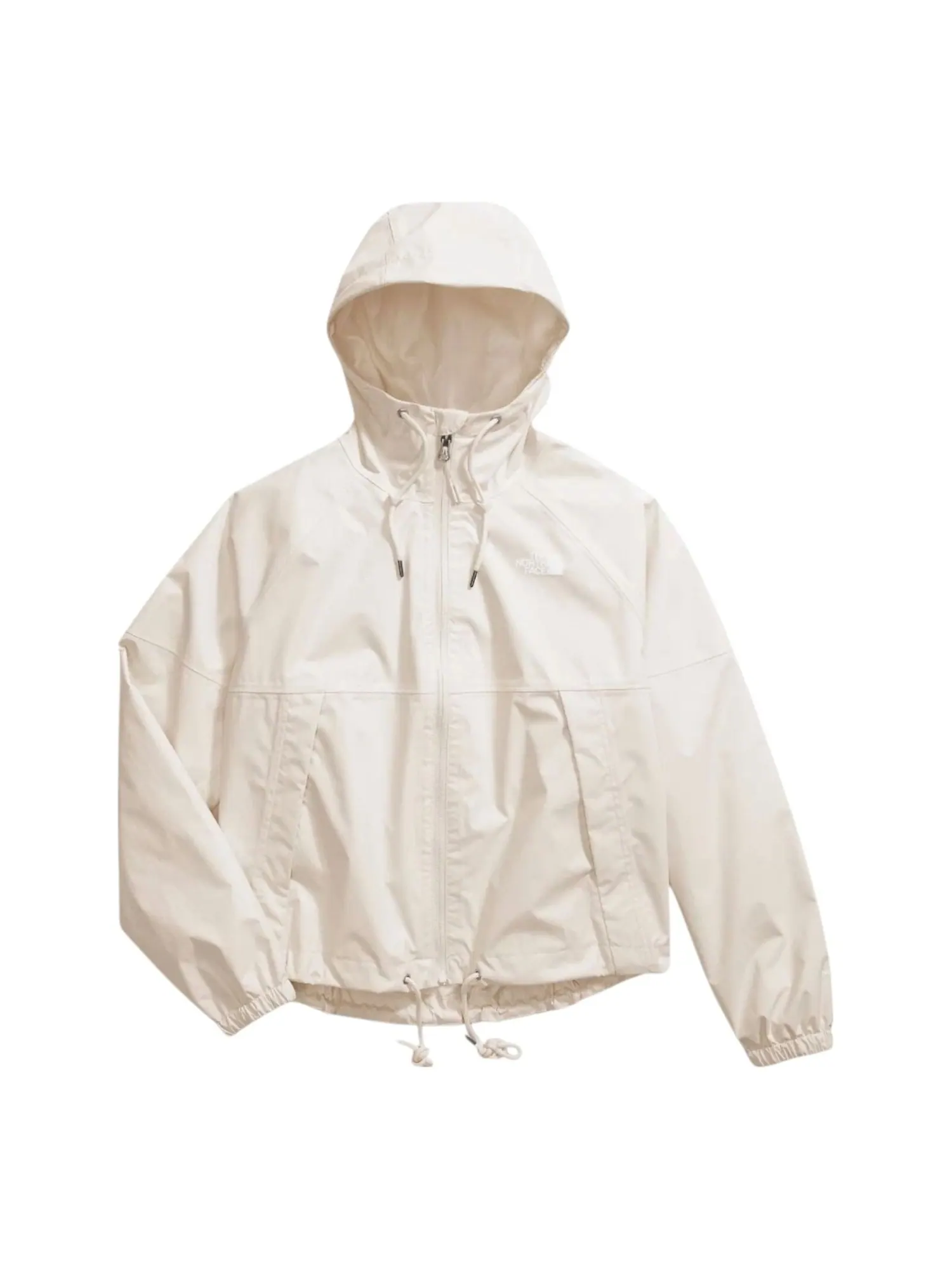 Куртка (WMNS) THE NORTH FACE Antora Rain Hoodie 'White Dune' — изображение 1 из 4, белый