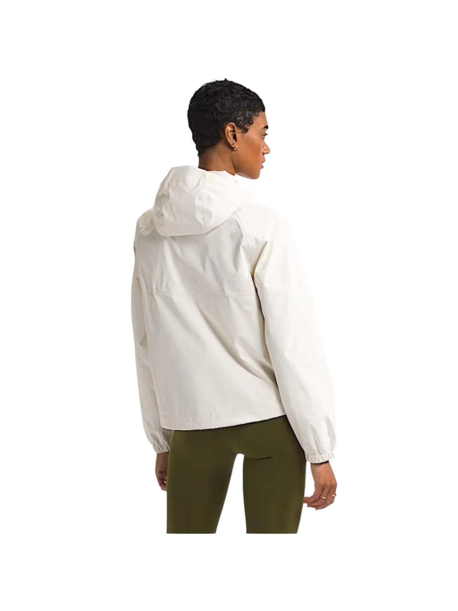 Куртка (WMNS) THE NORTH FACE Antora Rain Hoodie 'White Dune' — изображение 3 из 4, белый