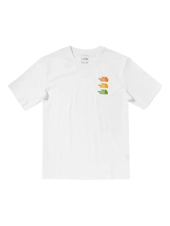 Футболка ss21 tri logo shirt 'white' The North Face — изображение 1 из 4, белый