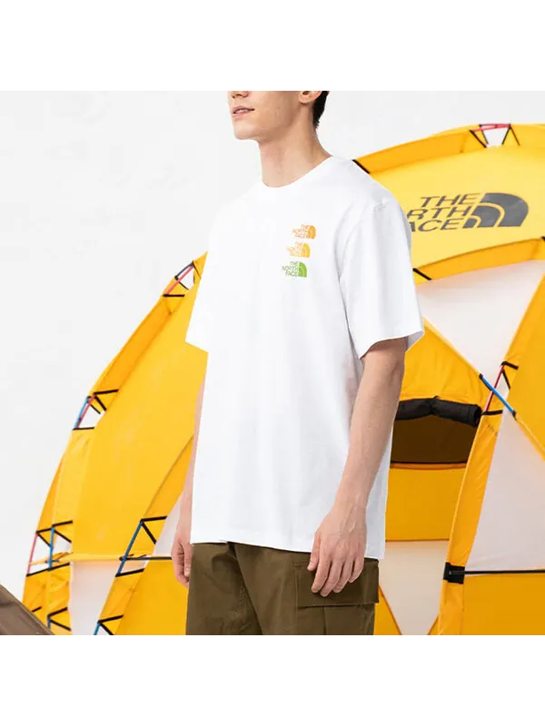 Футболка ss21 tri logo shirt 'white' The North Face — изображение 4 из 4, белый