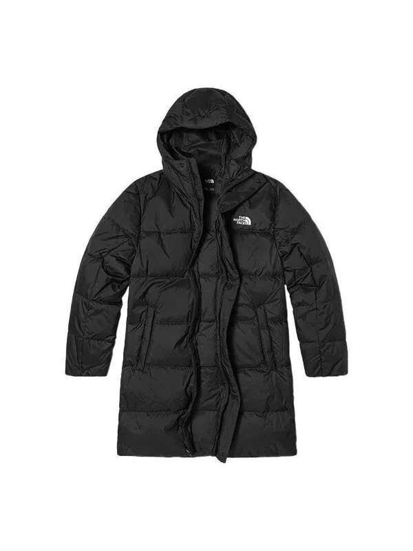 Куртка logo-print coat 'black' The North Face — изображение 1 из 2, черный