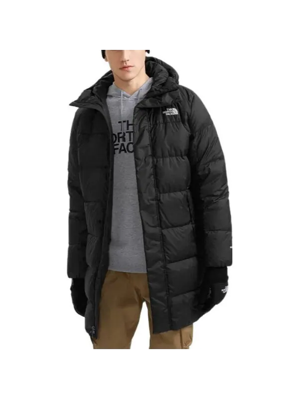 Куртка logo-print coat 'black' The North Face — изображение 2 из 2, черный