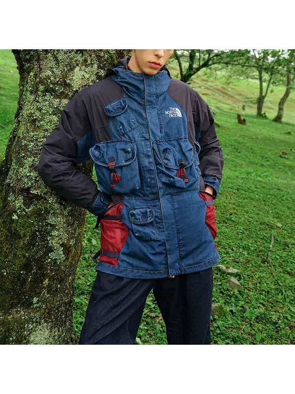 Куртка urban exploration utility denim jacket 'blue' The North Face — изображение 3 из 4, синий