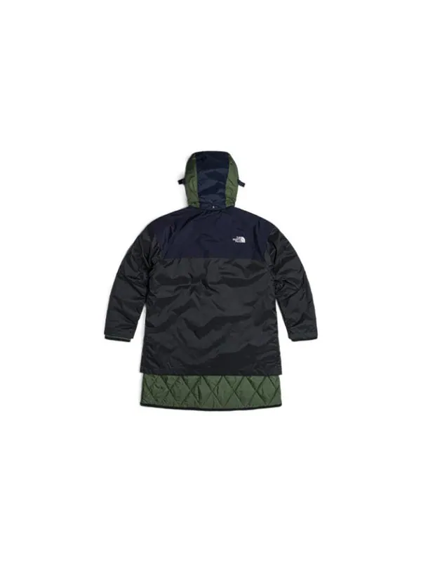 Куртка fw22 urban exploration wind jacket 'black' The North Face — изображение 2 из 2, черный/зеленый