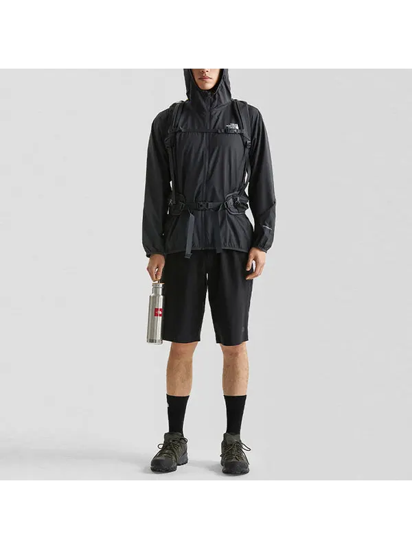 Куртка wind jacket 'black' The North Face — изображение 2 из 4, черный