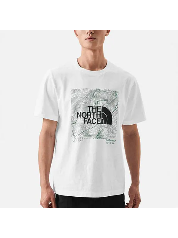 Футболка trailwear logo t-shirt 'white' The North Face — изображение 3 из 4, белый
