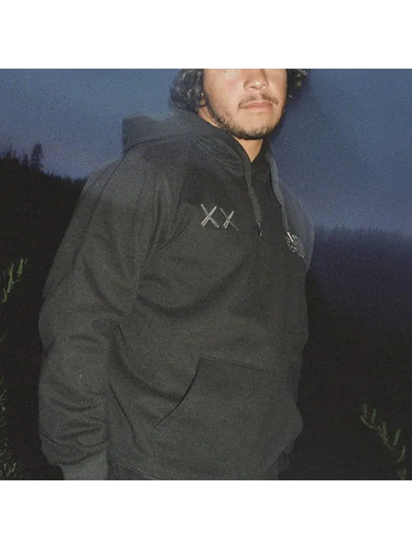 Толстовка x kaws fw22 hoodie 'black' The North Face — изображение 3 из 4, черный