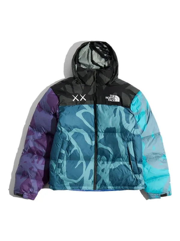 Куртка x kaws retro 1996 nuptse jacket 'monterey blue' The North Face — изображение 1 из 2