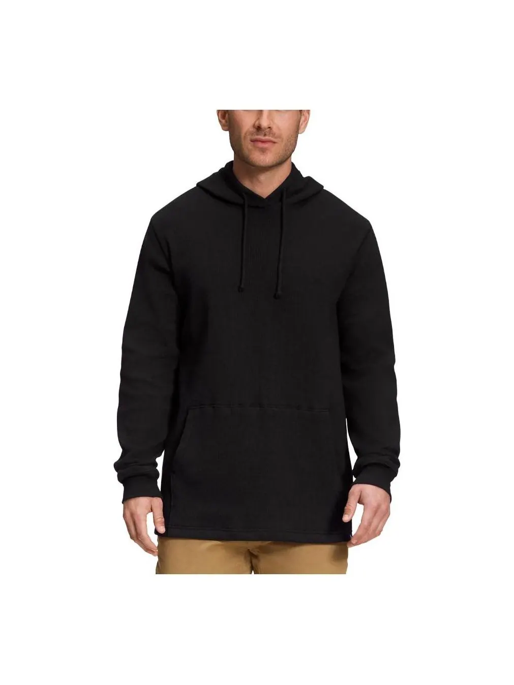 Худи The North Face Waffle Hoodie 'TNF Black' — изображение 1 из 3, черный