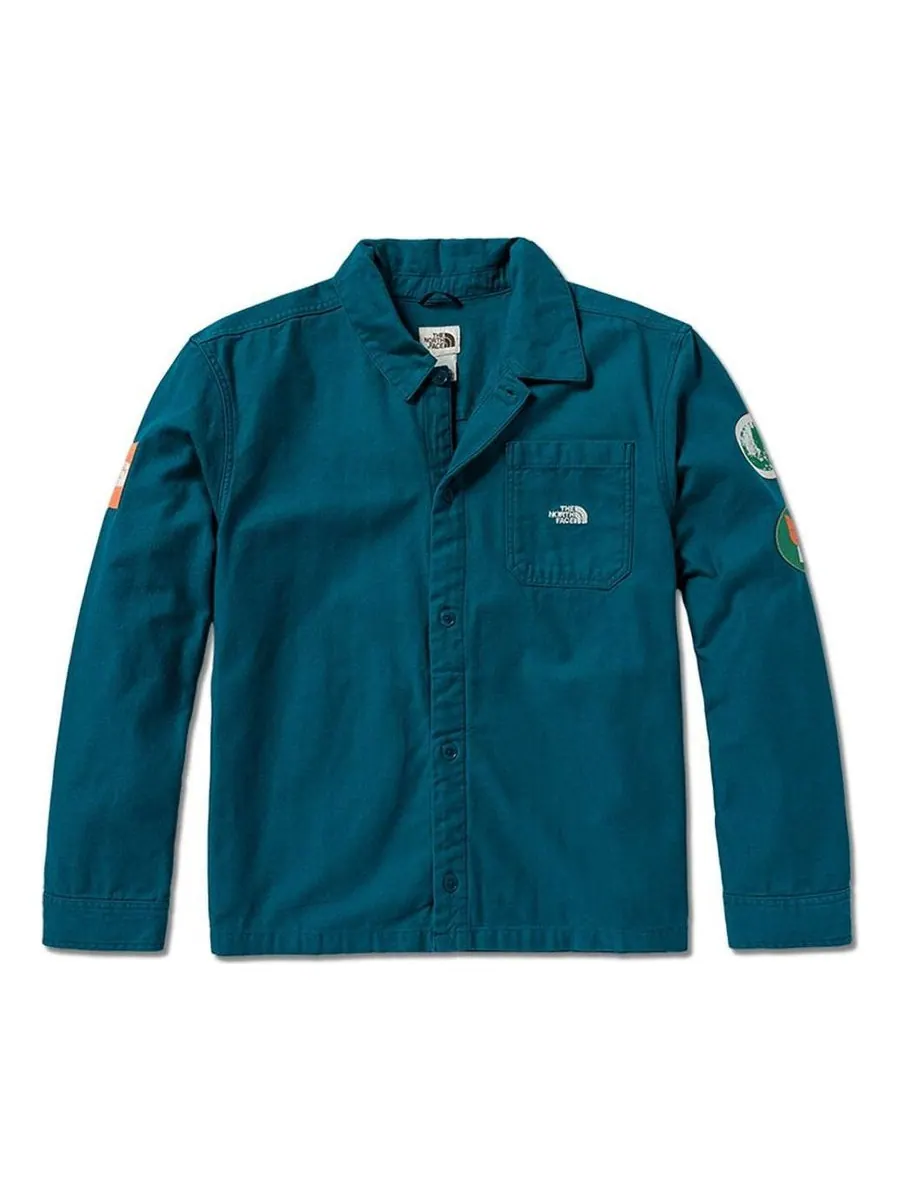 Куртка THE NORTH FACE Valley Shacket Shirt 'Teal' — изображение 1 из 2, бирюзовый