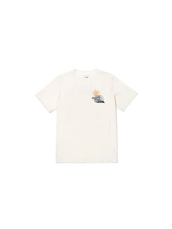 Футболка short sleeve earth day t-shirt 'beige' The North Face — изображение 2 из 2, бежевый