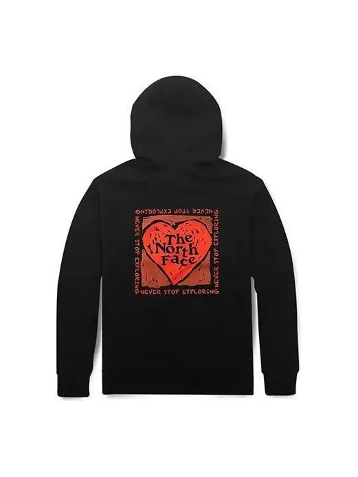 Толстовка graphic hoodie 'black' The North Face — изображение 1 из 3, черный