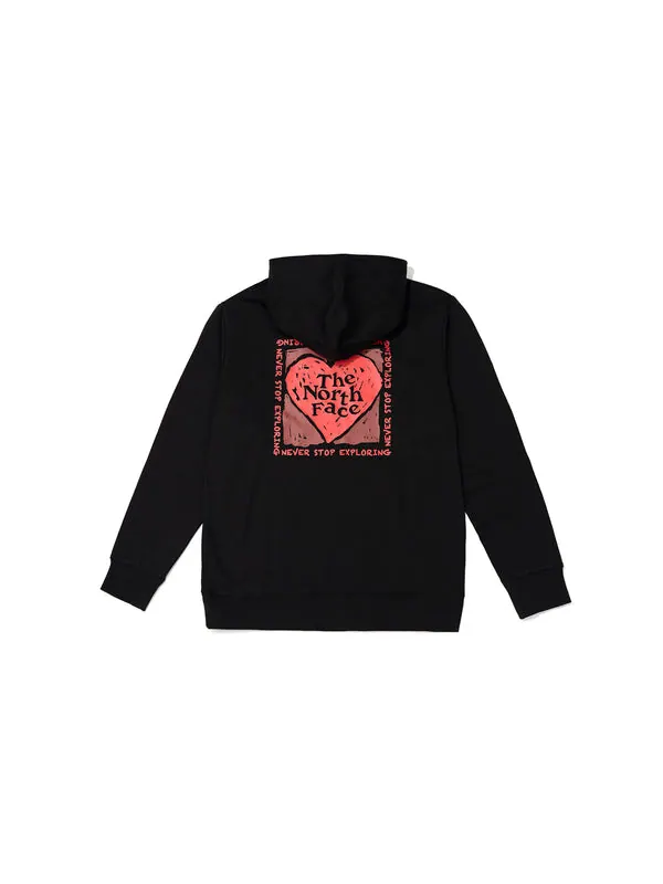 Толстовка graphic hoodie 'black' The North Face — изображение 2 из 3, черный