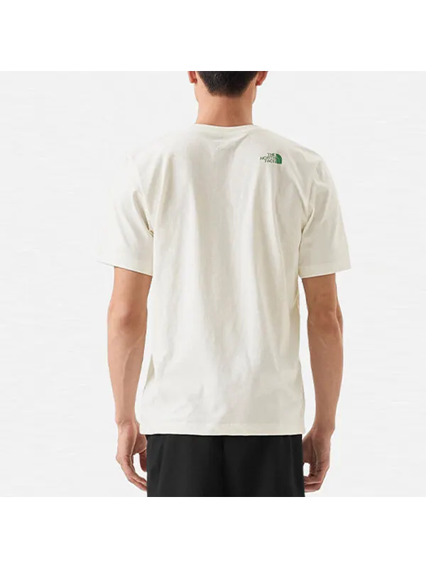 Футболка ss23 logo t-shirt 'beige' The North Face — изображение 3 из 4, бежевый