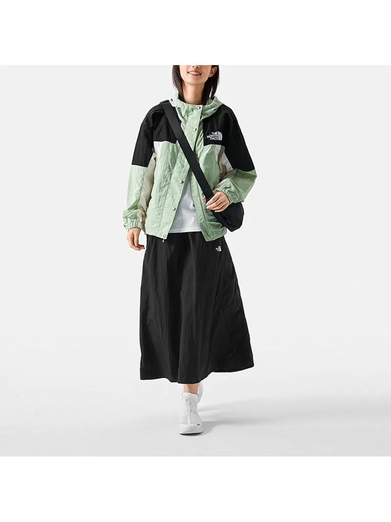 Куртка (WMNS) THE NORTH FACE MTN Wind Jacket 'Teal' — изображение 3 из 5, бирюзовый