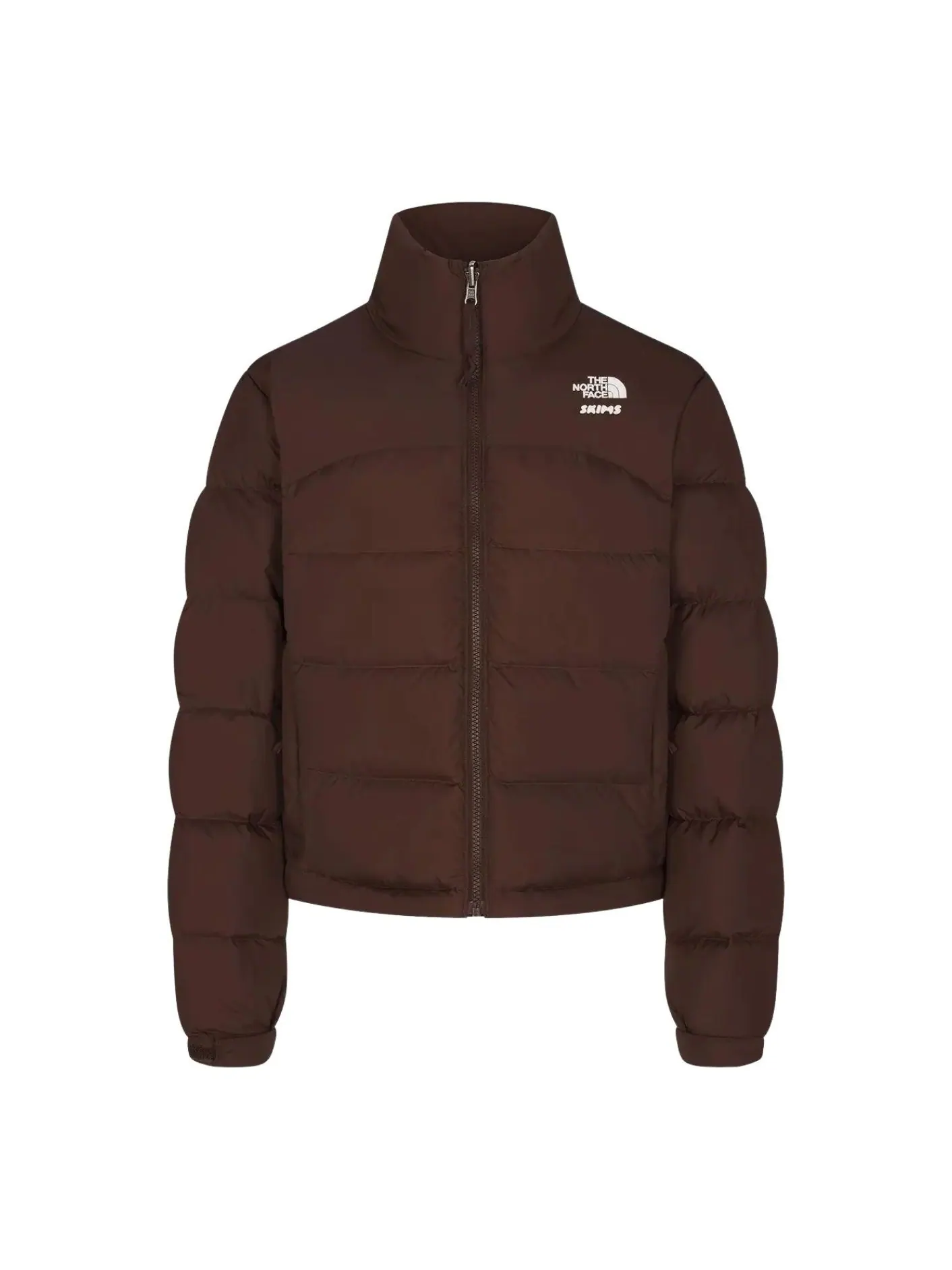 Куртка Nupse из коллекции The North Face x Skims осень-зима 2024 в стиле ретро 2000, цвет «Какао» — изображение 1 из 2