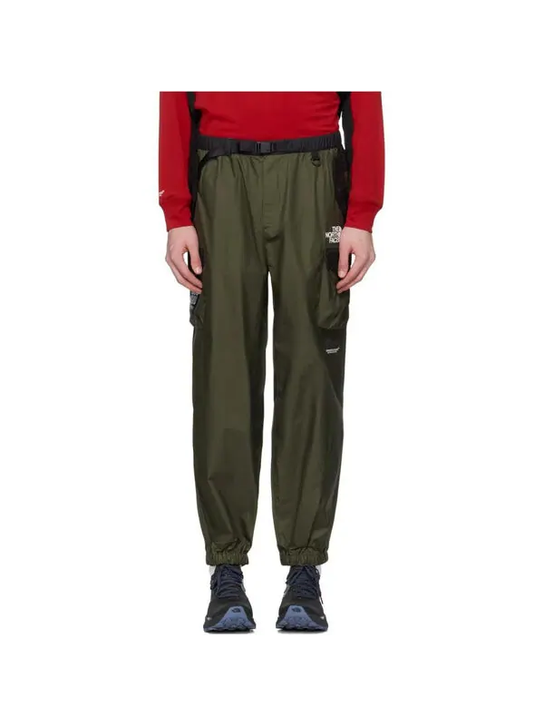 Брюки x undercover soukuu hike belted utility shell pant 'olive green' The North Face — изображение 3 из 3, оливковый зеленый