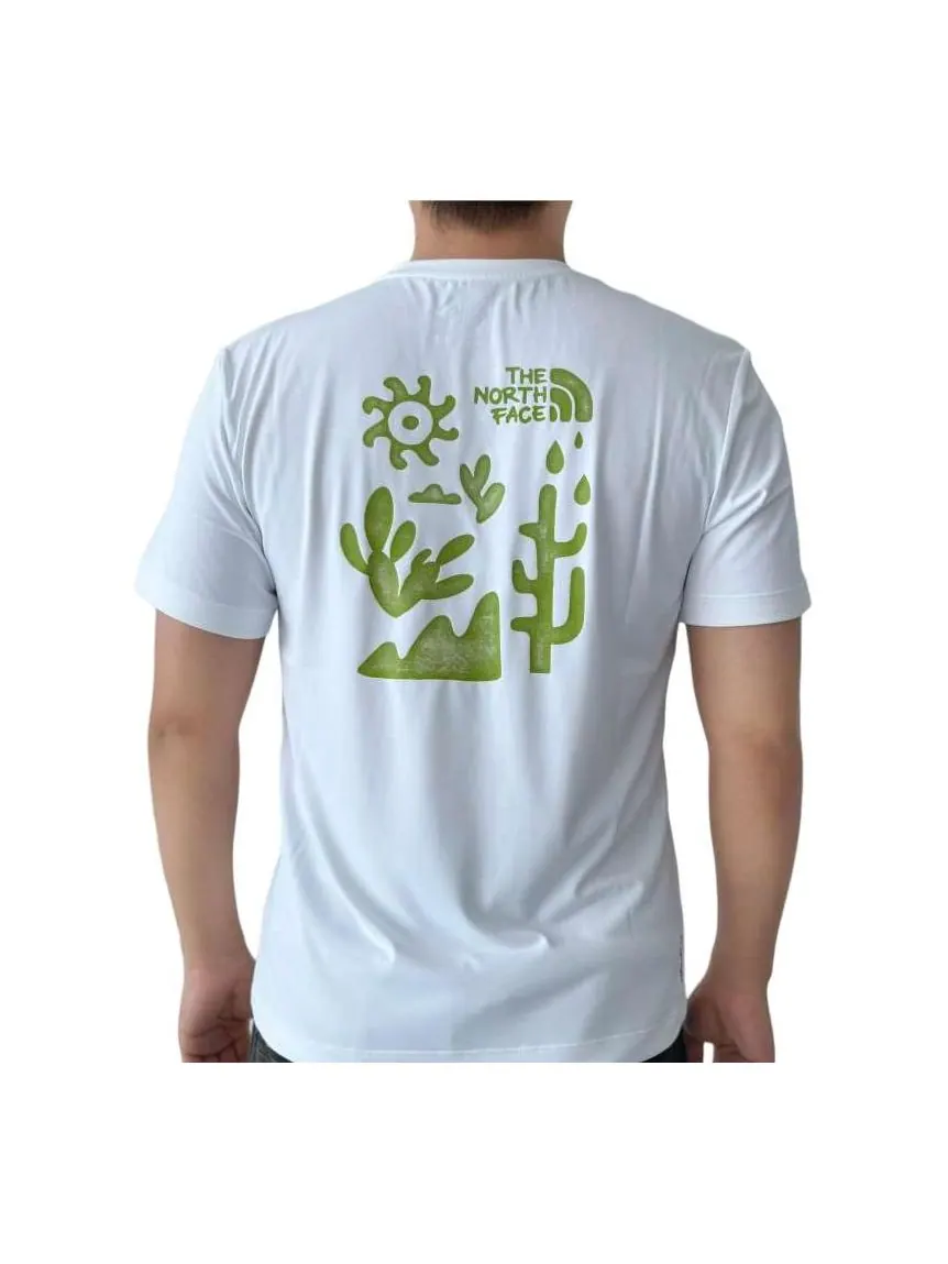 Футболка THE NORTH FACE Sun Chase Graphic T-Shirt 'Teal' — изображение 2 из 2, бирюзовый