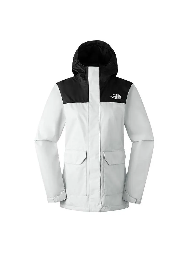 Куртка (WMNS) THE NORTH FACE Rain Zip-in Jacket 'Teal' — изображение 1 из 5, бирюзовый
