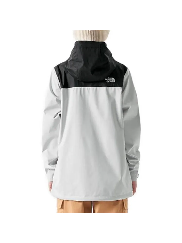 Куртка (WMNS) THE NORTH FACE Rain Zip-in Jacket 'Teal' — изображение 4 из 5, бирюзовый