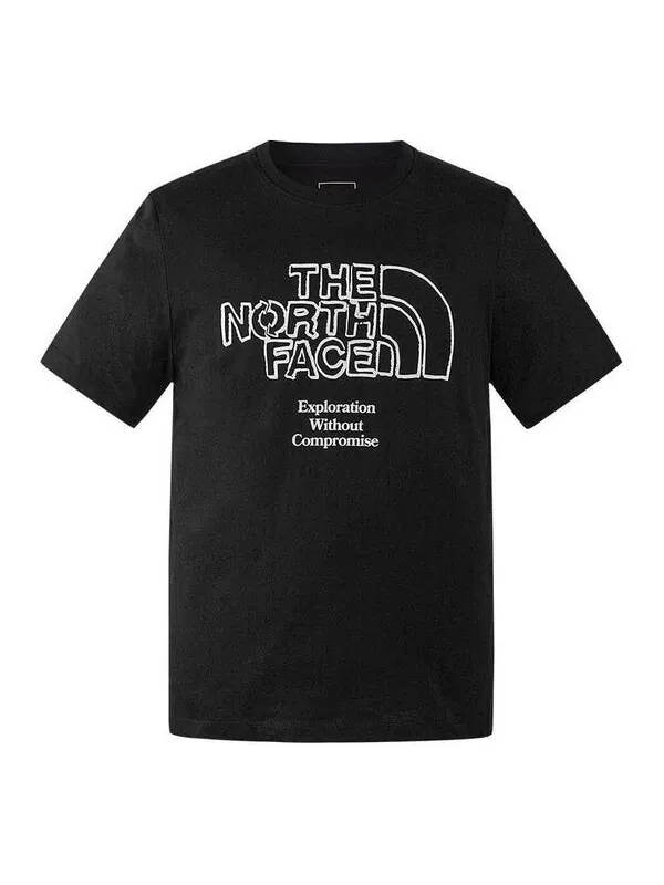 Футболка graphic t-shirt 'black' The North Face — изображение 1 из 4, черный