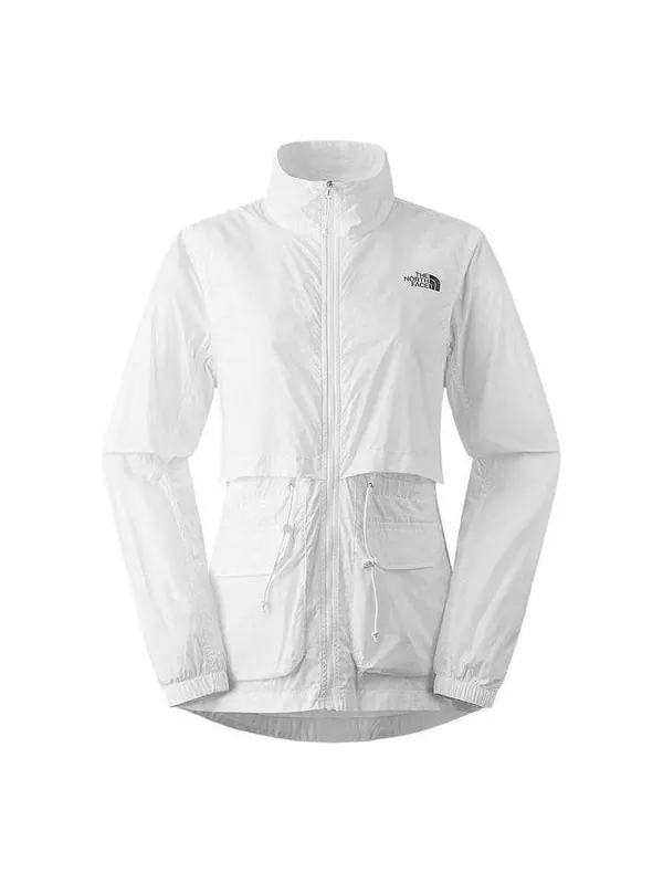 Куртка phlego wind jacket 'white' The North Face — изображение 1 из 4, белый/черный