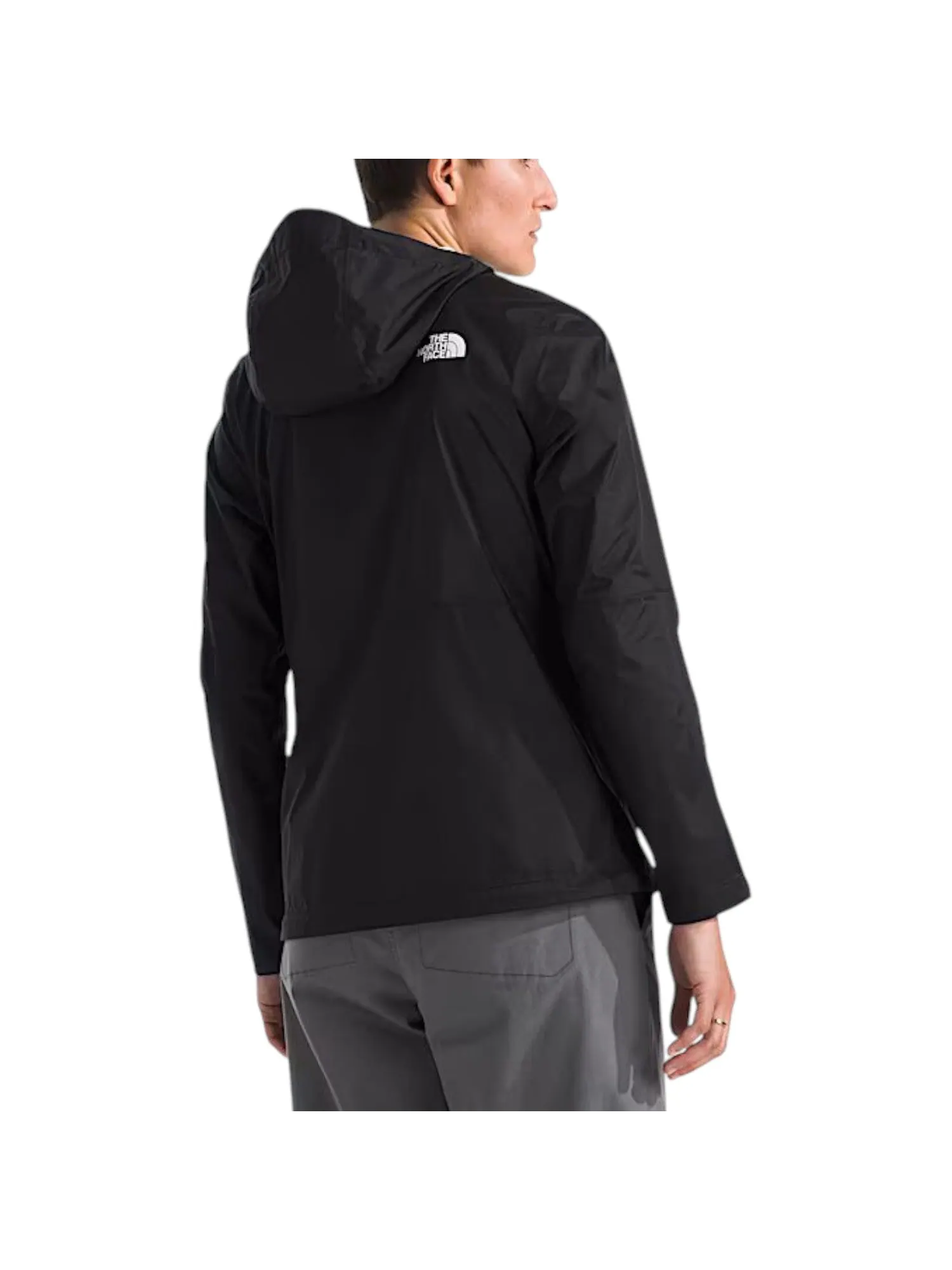 (WMNS) Дождевая куртка The North Face Alta Vista 'TNF Black' — изображение 2 из 3, черный