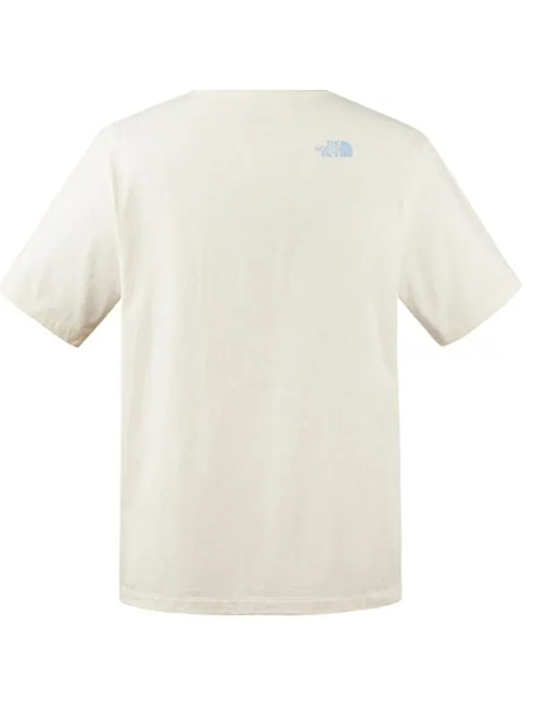 Футболка graphic t-shirt 'white teal' The North Face — изображение 2 из 3, белый