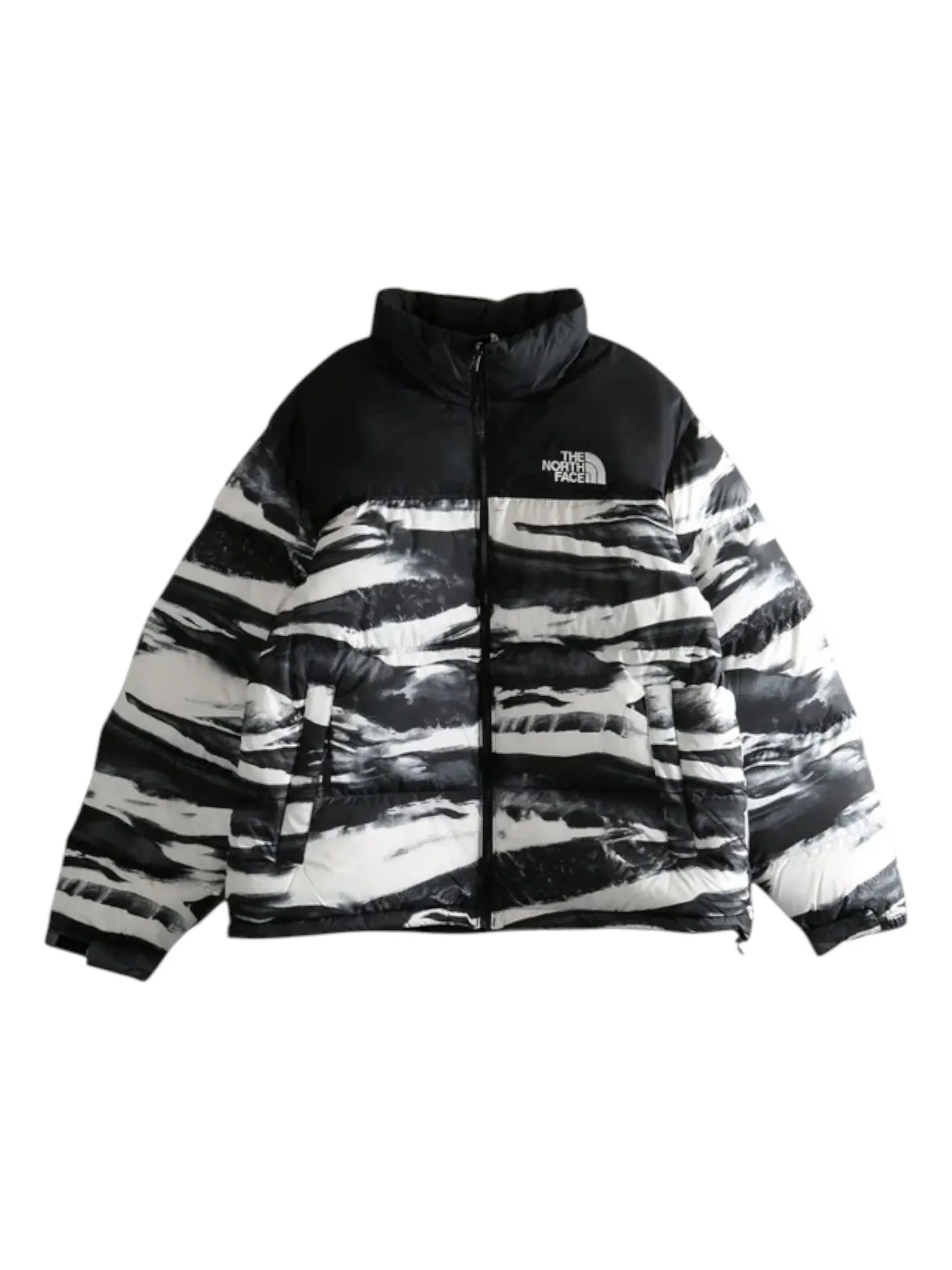 Куртка The North Face 1996 Retro Nuptse Jacket 'TNF Black Edge Of Light Print TNF Black' — изображение 1 из 4
