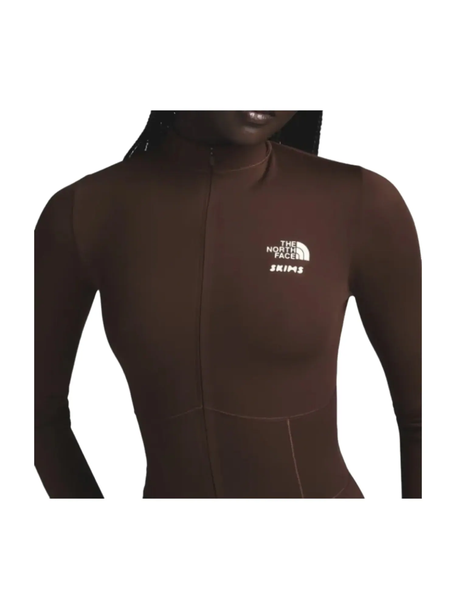 Боди The North Face x SKIMS FW24 Refina 'Cocoa' — изображение 4 из 4, какао