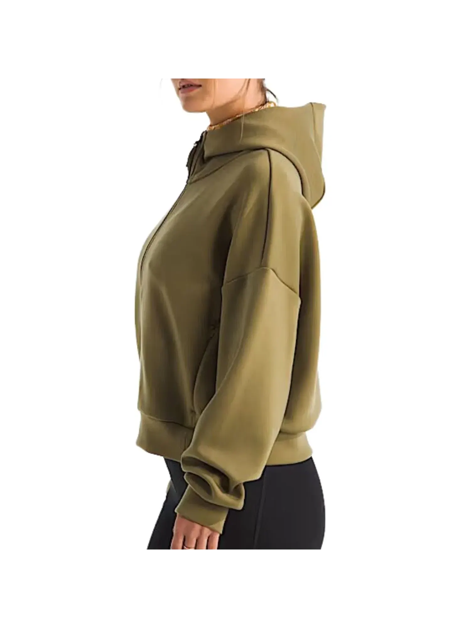 Женская куртка с капюшоном и полной застежкой-молнией Jaida The North Face — изображение 2 из 3, зеленый