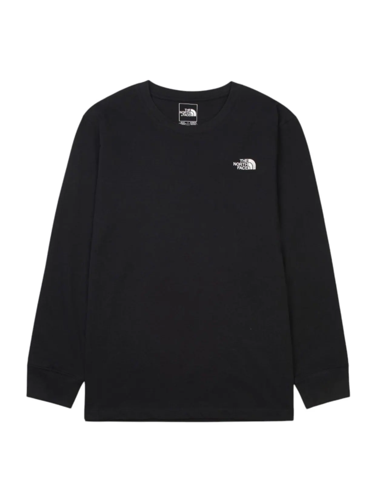 Топ THE NORTH FACE Cotton Long Sleeved Top 'Black' — изображение 1 из 2, черный