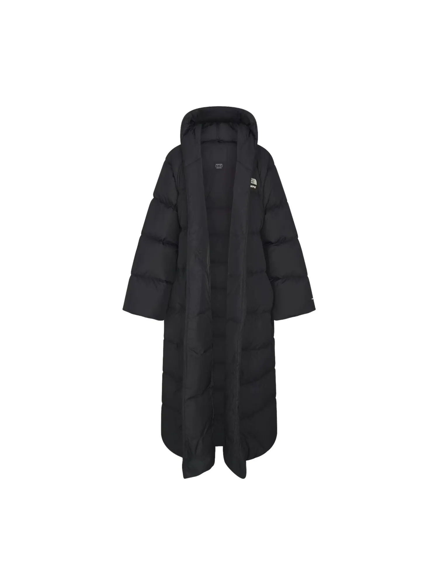 (WMNS) Парка-накидка The North Face x SKIMS FW25 Nuptse 'Onyx' — изображение 2 из 4, оникс