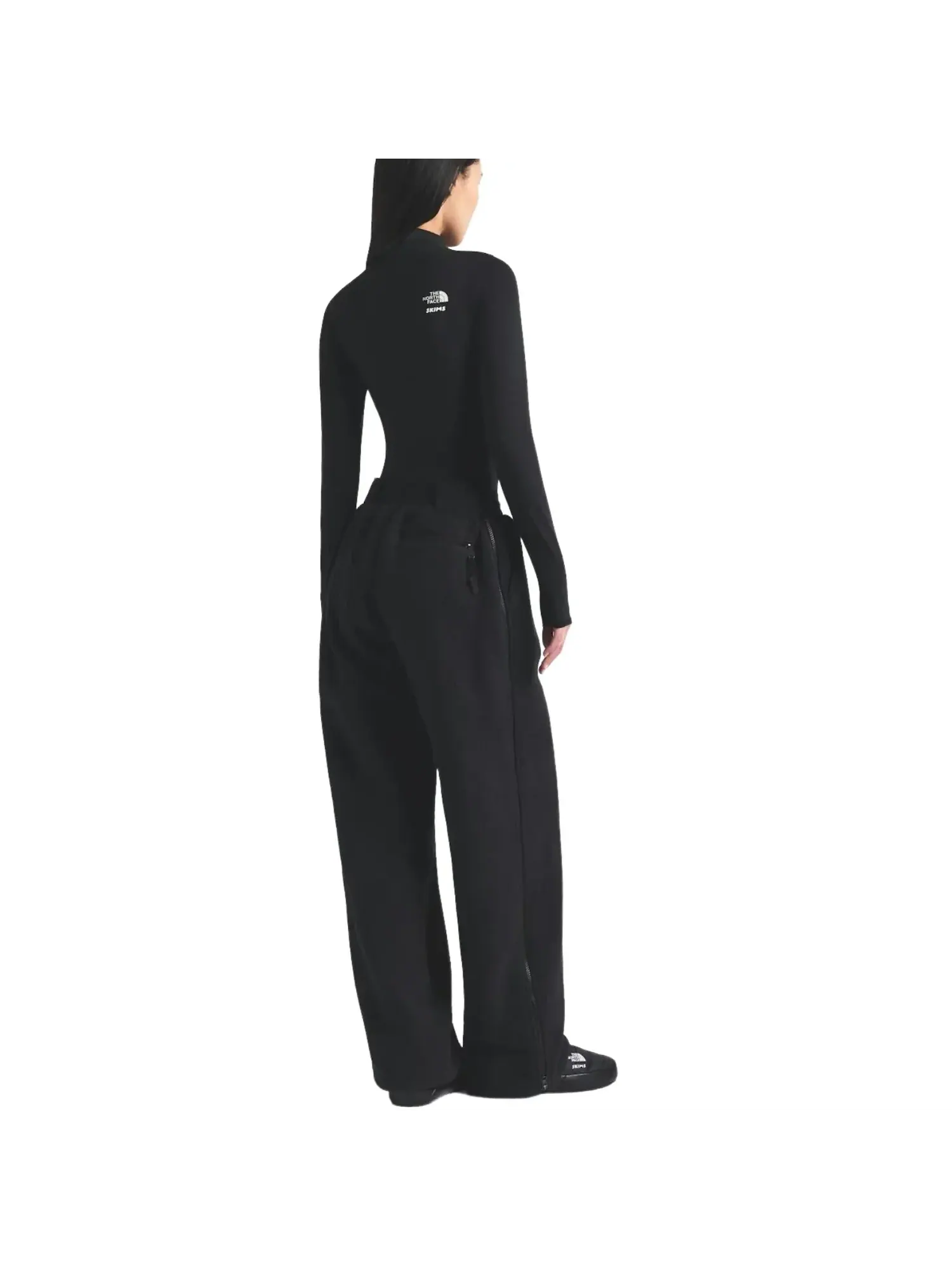 Штаны The North Face x SKIMS FW25 1995 Denali Fleece Straight Leg Pant 'Onyx' — изображение 3 из 4, черный